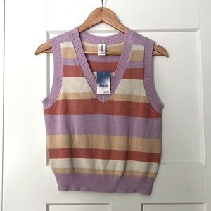 Abound striped sweater vest